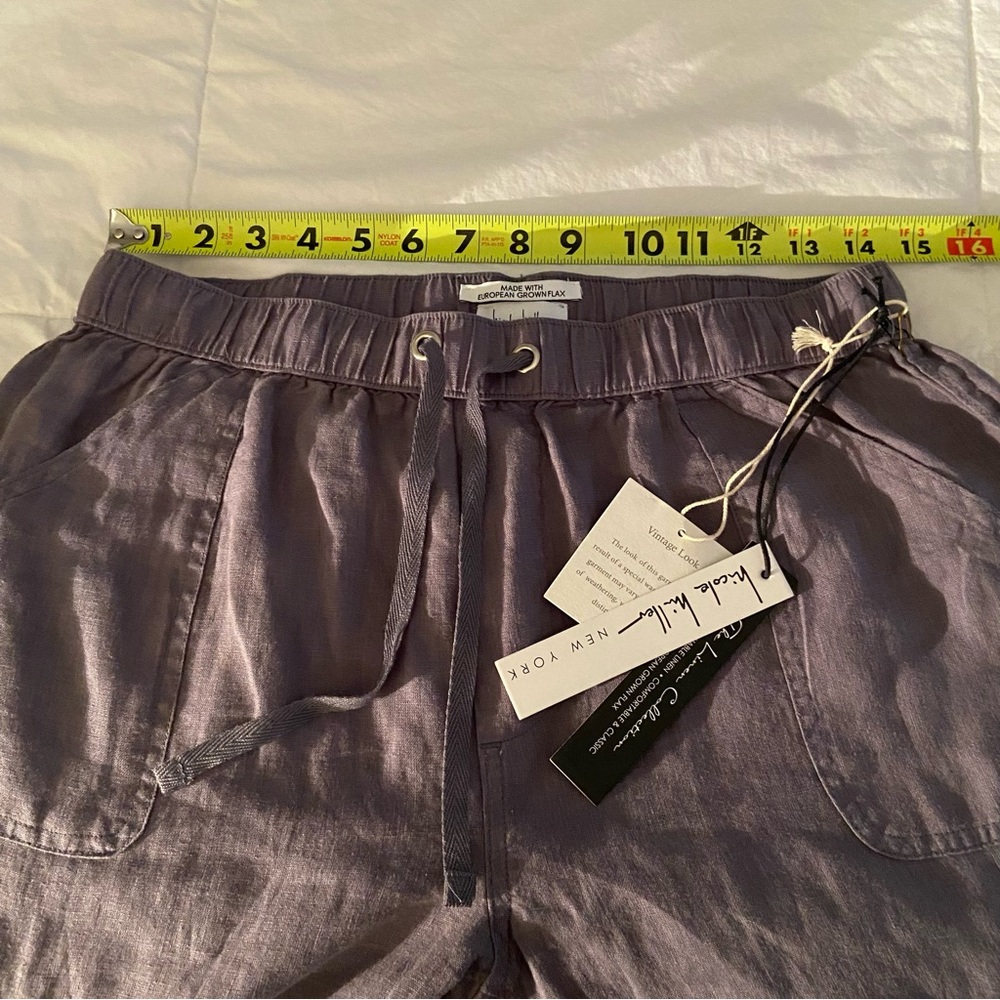 Linen Joggers with Cargo Pockets - Picture 9 of 9